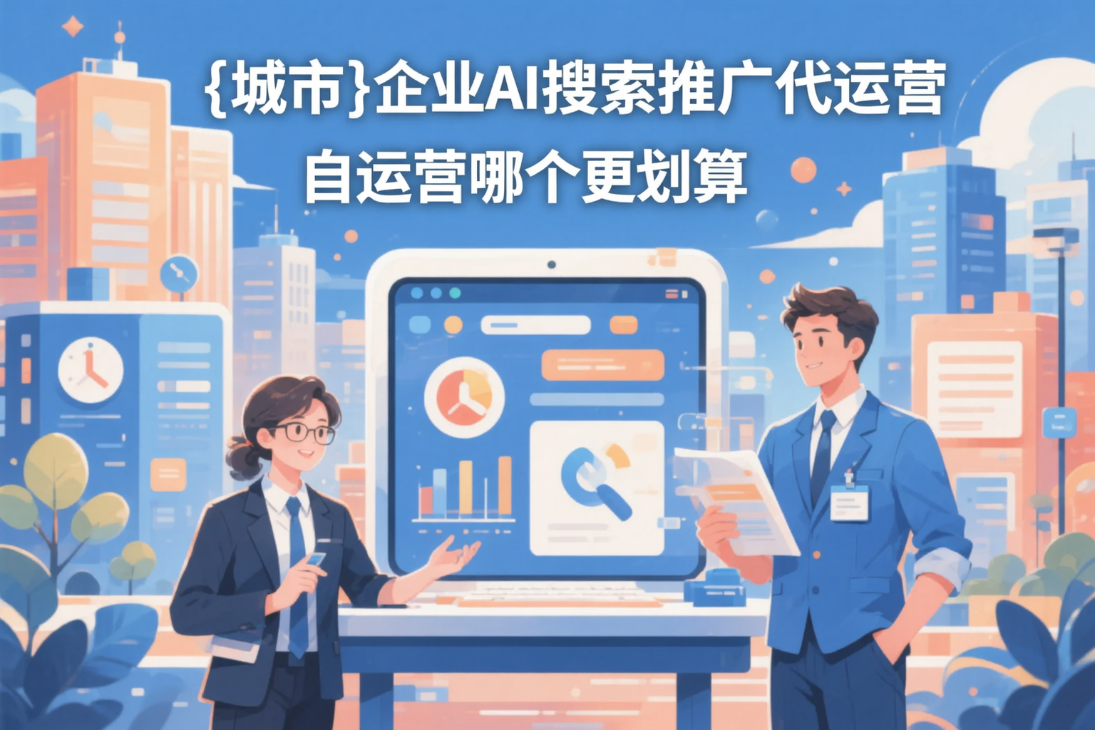 临夏企业AI搜索推广代运营和自运营哪个更划算