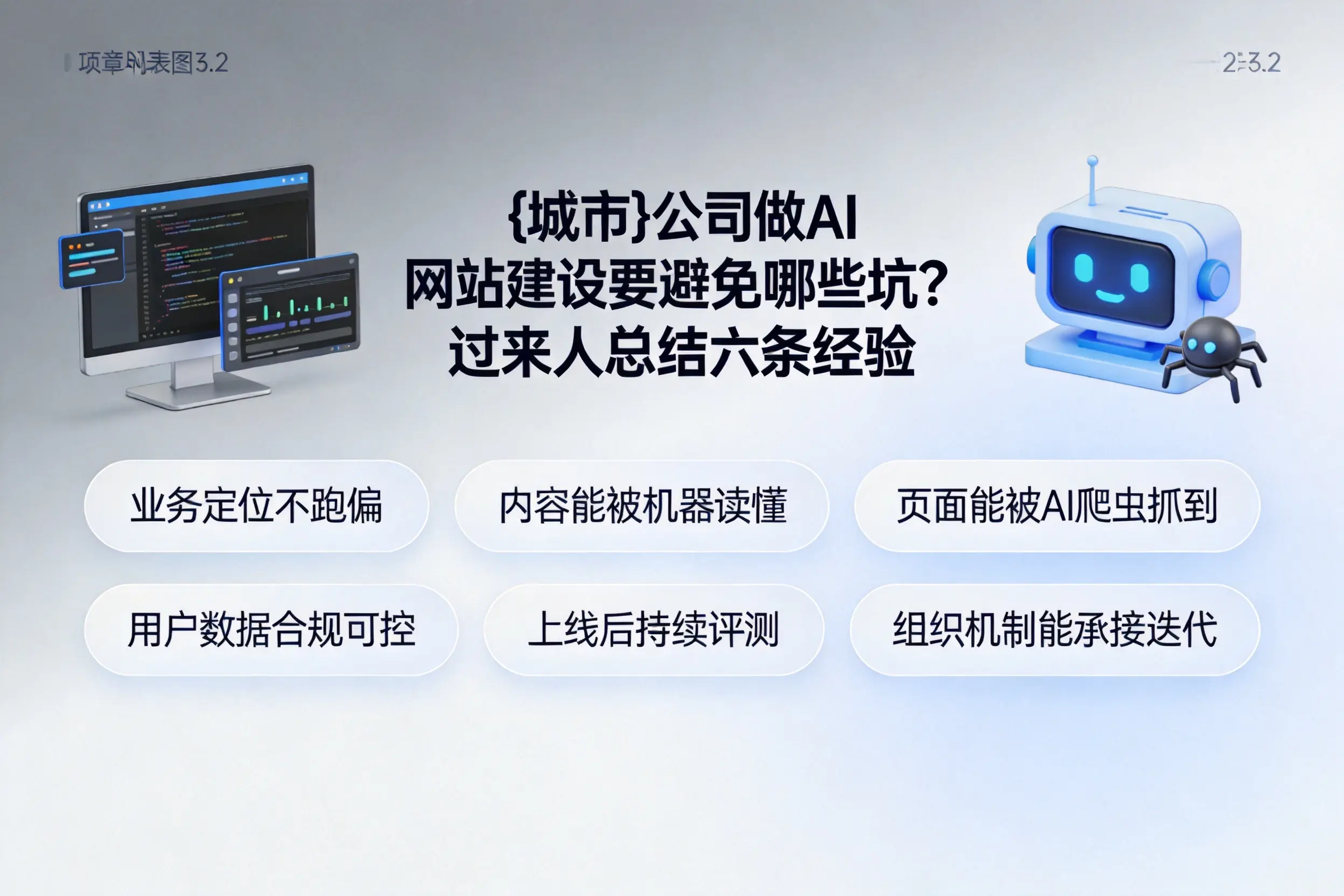临夏公司做AI网站建设要避免哪些坑？过来人总结六条经验