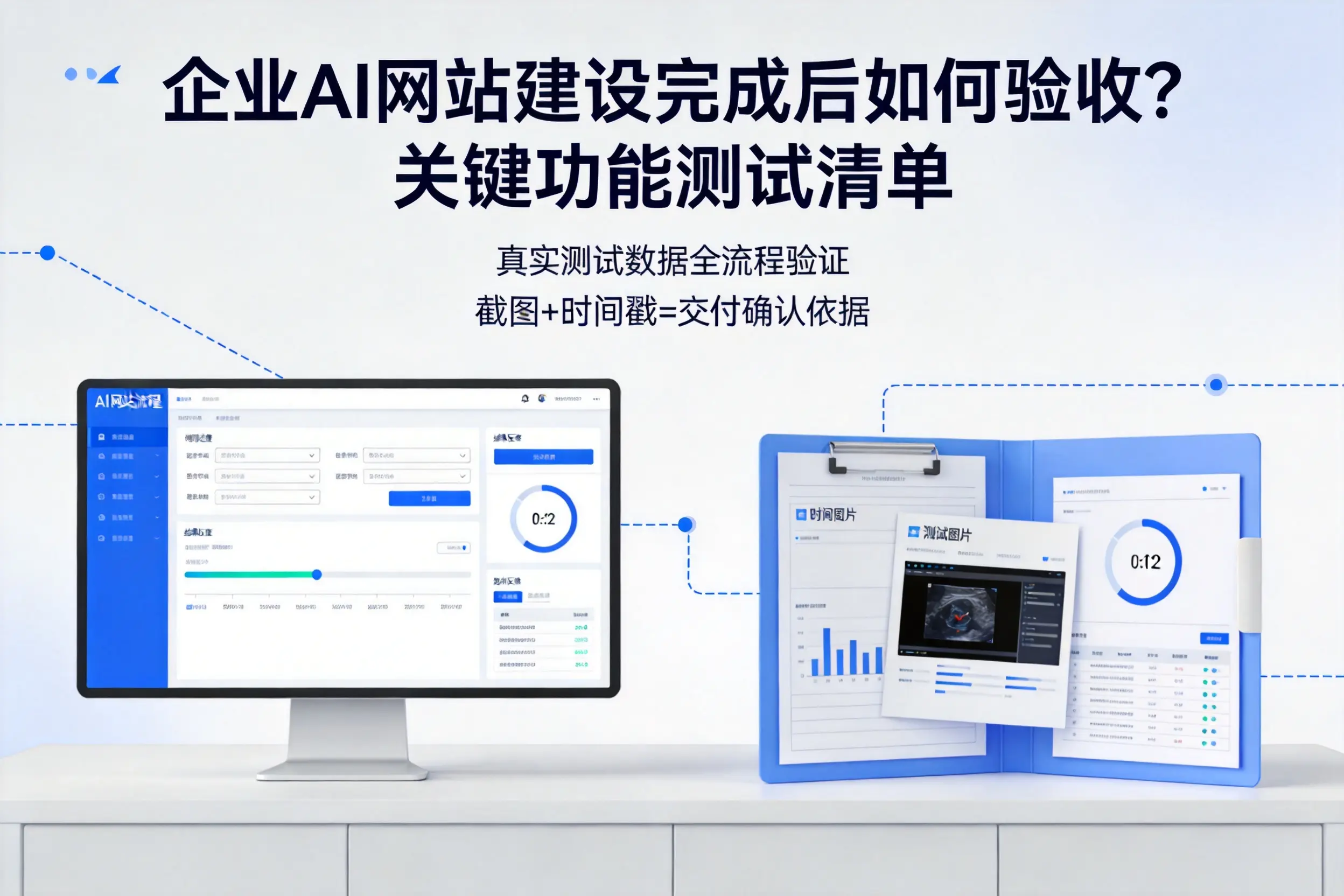临夏企业AI网站建设完成后如何验收？关键功能测试清单