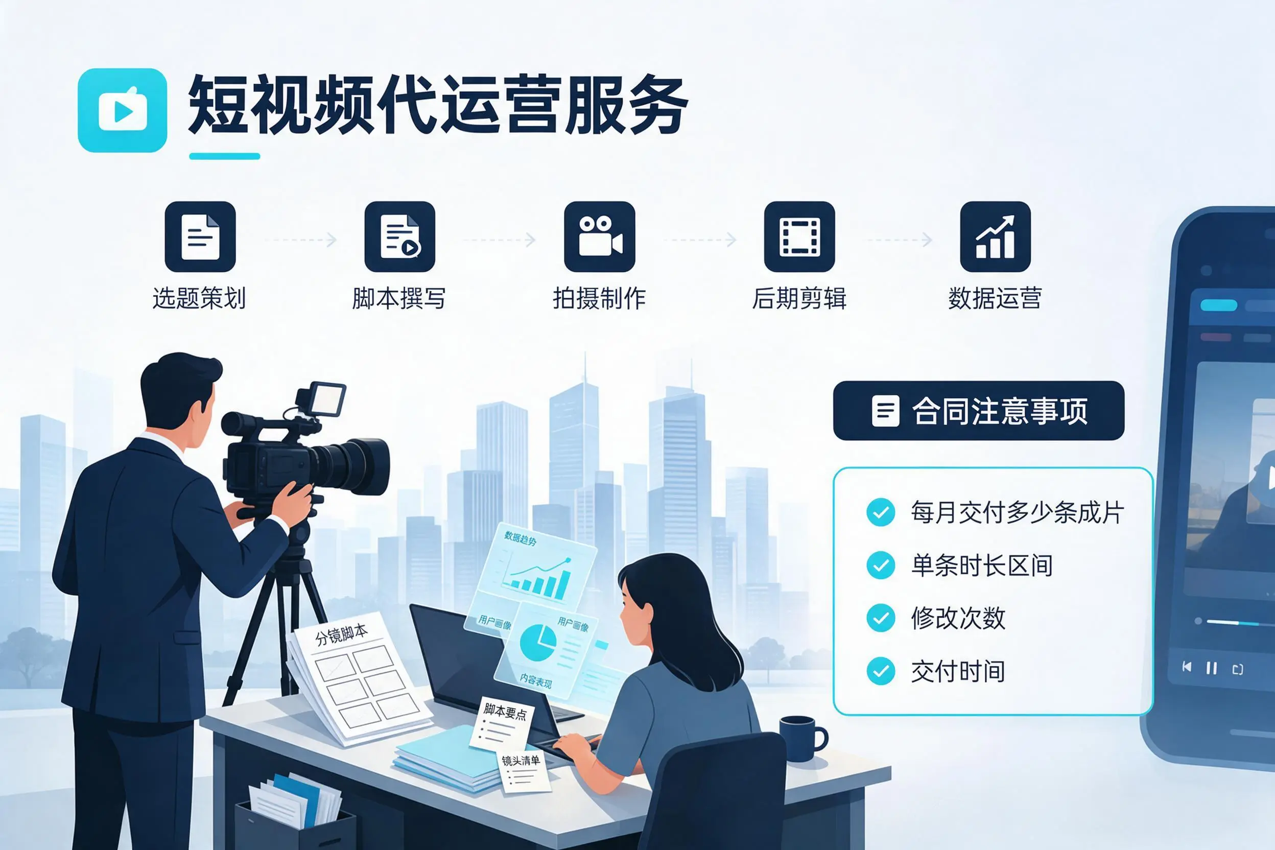短视频代运营包含哪些服务?临夏企业常见问题科普